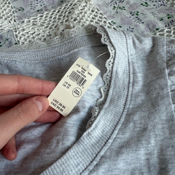 NWT Aerie coquette baby tee - Picture 6 of 6